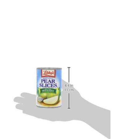Libby's Sliced Pears in Pear Juice Concentrate 15oz Cans (12 Pack) - Buy Online on GoSupps.com
