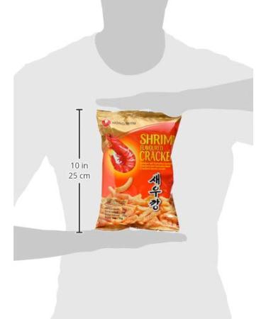 Nong Shim Shrimp Crackers - Crispy Korean Snack | 75g Pack | Buy Internationally - Buy Online on GoSupps.com