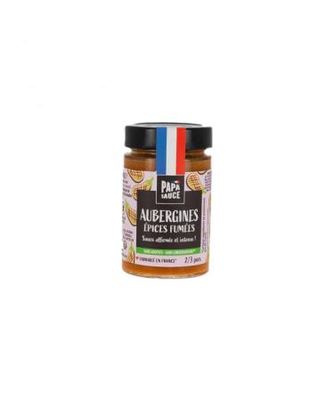 Eggplant sauce smoked spices 180 g - Papa Sauce