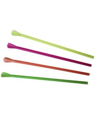 200 Snow Cone Cups 6 Oz and 200 Spoon Straws 400 Piece Set - Buy Online on GoSupps.com