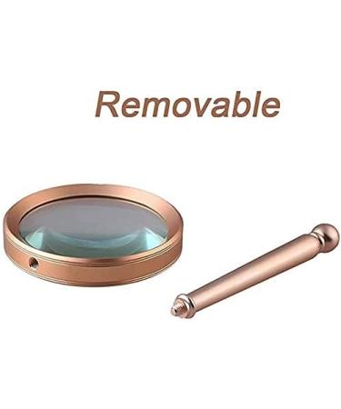 Magnifying Glass 5X Magnifier with Metal Handle High Clarity Loupe for Reading Books Inspection Magnifier Handheld Magnifying Glass Magnifier - Buy Online on GoSupps.com