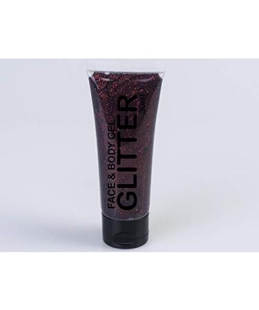 Glitter Gel Tube dark brown 30 ml