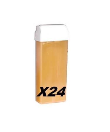 Roll-on Fiposoluble Epilator Wax Natural 100 ml x 24