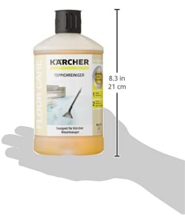 K rcher Carpet Cleaner RM 519 - 1L Concentrate for Carpets Upholstery & Car Seats | Effective 40L Solution - Buy Online on GoSupps.com