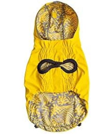 GF Pet Yellow Reversible Elasto-Fit Dog Raincoat - Medium Size - Buy Online on GoSupps.com