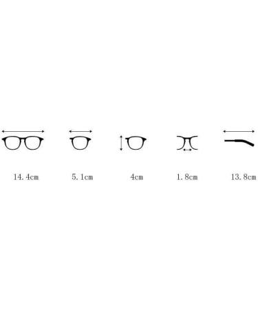 Zhuyiqz Oversized Anti-Blue Light Reading Glasses - Black +300 - Protect Your Eyes from Pollution & Strain - Buy Online on GoSupps.com
