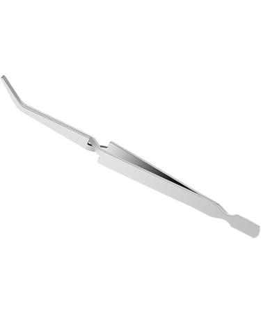 FOMIYES 1pc Tweezers Nail Art Clip Nail Pincher Manicure Tool 17*0.9cm Silver - Buy Online on GoSupps.com