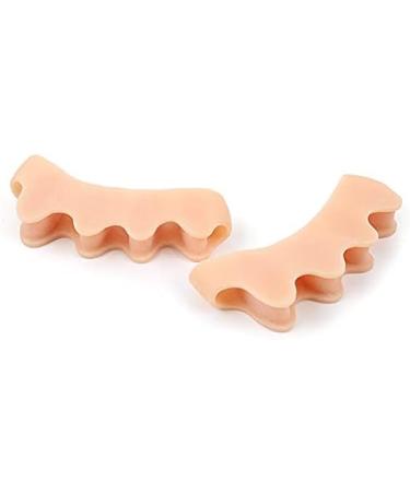 KJ BN Toe Corrector for Hallux Valgus - 2 Pairs for Men & Women - White & Skin Color Options | International Shipping - Buy Online on GoSupps.com