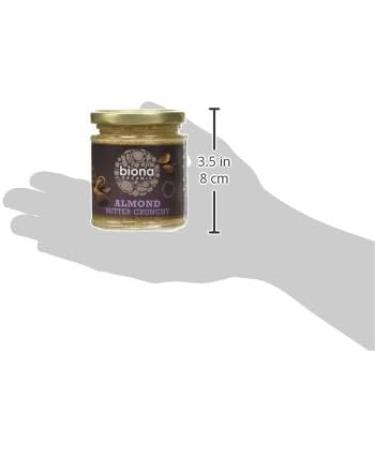 Biona Organic Crunchy Almond Butter 170g - Buy Online on GoSupps.com