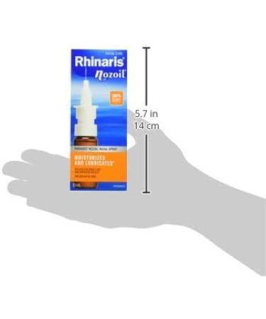 Rhinaris Nozoil Moisturizing & Lubricating Nasal Spray 10ml - Long Lasting Relief from Dryness Congestion Itchiness - Preservative-Free & Soothing Daily Nasal Care for Men & Women - Buy Online on GoSupps.com