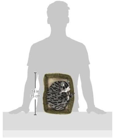 Perfect Petzzz Tiger Grey Cat Toy | Realistic & Interactive Plush Toy for Cats - International Shipping Available - Buy Online on GoSupps.com