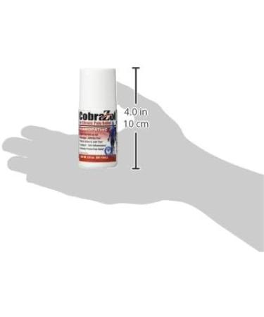 CobraZol 2oz Topical Roll-On Pain Relief Gel - Athlete Tested & Approved for Muscle and Joint Pain - Buy Online on GoSupps.com