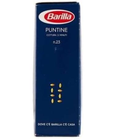  Italian Gourmet E.R. Barilla Puntine No. 23 Pack of 5 packs of 100% Italian pasta 500g + Italian gourmet polpa 400g - Buy Online on GoSupps.com