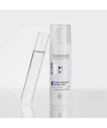 biotrade Pure Skin Hydrating serum with hyluron acid and nicinamily dehydrated and devitized skin antiaging - Buy Online on GoSupps.com