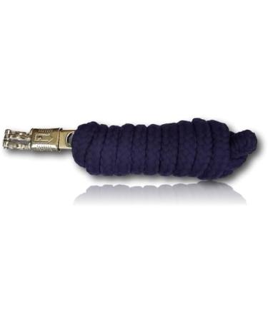 Halter for Horses with Rope | Leading Knitting Halter for Shetty Pony Thoroughbred Full X-Full | Dark Blue Mini Shetty - Buy Online on GoSupps.com