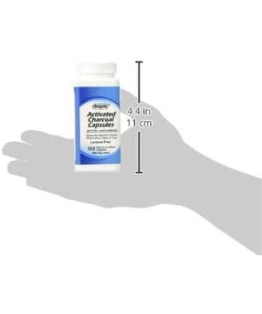 Requa Activated Charcoal 260mg - 100 Count | Natural Detox and Digestive Health Support - Buy Online on GoSupps.com