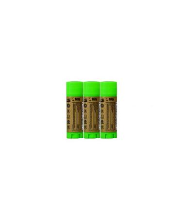 Raw Elements Organic Lip Rescue SPF 30+ 0.15oz (3-Pack) - Natural Zinc Oxide Lip Balm - Buy Online on GoSupps.com