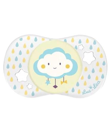 Luc et L a silicone pacifier with ring 0-6 months Cloud