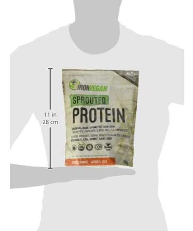 Iron Vegan Sprouted Protein - Salted Caramel Salted Caramel 500g - Buy Online on GoSupps.com