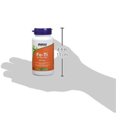 NOW Supplements Fo-Ti (Ho Shou Wu) 560mg Capsules 100 Count - Buy Online on GoSupps.com