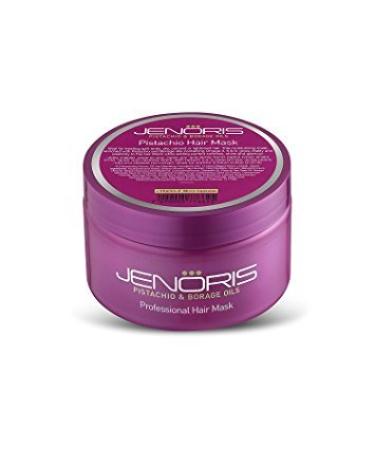 Jenoris Pistachio Hair Mask 8.45 fl oz Deeply Nourishing Treatment Repairs and Prevents Damage. for Dry  Colored  Lightened Hair or any Post Chemical Treatment. Infused with Pistachio Oil 8.4 Fl Oz