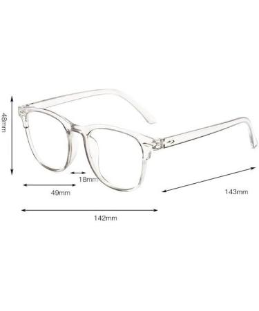 Trendy Anti-UV Computer Readers | Fuqinqingoz Blue Light Glasses for Men & Women - Size +250 Color C3 - Buy Online on GoSupps.com