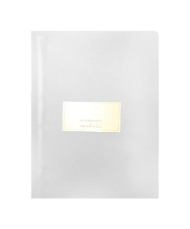 80 Slots Nail Sticker Album Nail Colour Display Nail Art Decal Storage Bag Nail Swatches Stand Card Display Book Container (Transparent)