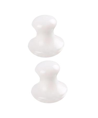 FRCOLOR 2 Pcs Massage Stone White The Face Skin Care Set