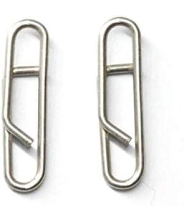JJZS 100pcs Stainless Steel Power Clips - Lure Connector Snaps for Fast Change - 23mm, 70lbs - Kayak & Drifting Fishing - Buy Online on GoSupps.com