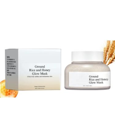 GNAUMORE Rice and Honey Face Mask Rice Beauty Mask Improves Facial Radiance For All Skin Types 150g