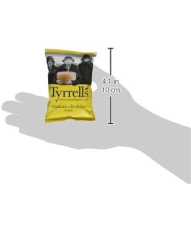 Tyrrell's Lot de Chips Lisses Cheddar Affine/Ciboulette 40 G x 24 - Buy Online on GoSupps.com
