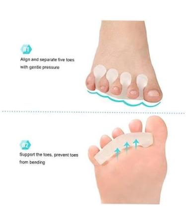 Bunion Corrector Sleeve with Toe Pad Cushion - Hallux Valgus Relief for Women/Men - Buy Online on GoSupps.com