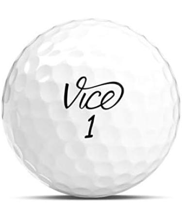 Vice Pro Golf Balls White - High Performance Golf Balls for Precision and Distance - Buy Online on GoSupps.com