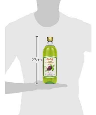 Sadaf Grapeseed Oil - 33.8 Fl Oz - High Smoking Point - Ideal for Cooking, Seasoning, Skincare & Haircare - Product of Italy - Buy Online on GoSupps.com