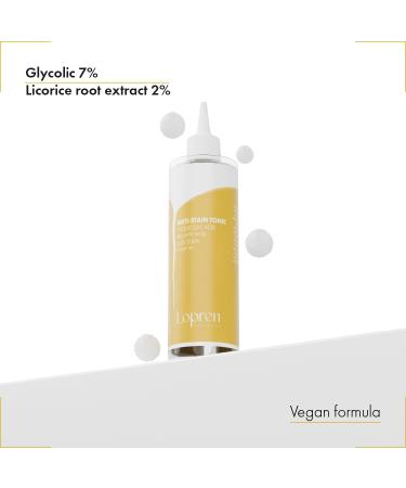 Lopren Glycolic Acid 7% & Vitamin C Brightening Duo Set Exfoliating Toner & Hydrating Serum for Uneven Skin Tone Dark Spots & Dullness 8.4 Fl Oz & 1 Fl Oz - Buy Online on GoSupps.com