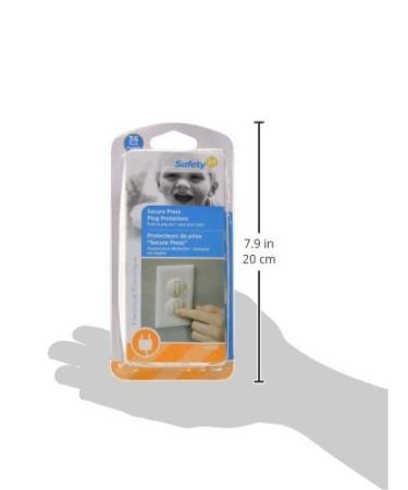 Safety 1st Secure Press Plug Protectors - 36 Pack | Childproofing Essential - Buy Online on GoSupps.com