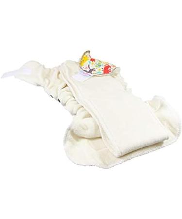 Petit Lulu Bamboo Fitted One Size Diaper - Fluffy Organic, Reusable & Washable (Good Night) - Made in Europe - Buy Online on GoSupps.com
