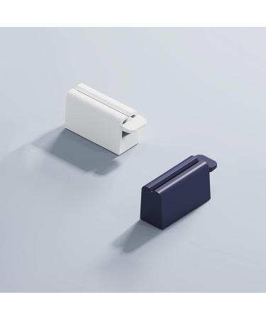 Uouovo Toothpaste Squeezer with Frosted Handles - 2 Pack Rolling Tube Squeezer and Holder Stand for Bathroom Organization - Buy Online on GoSupps.com