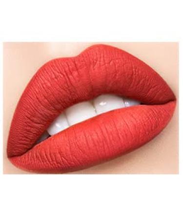 INTEROOKIE 21 Colors Matte Liquid Lipstick Lip Gloss Stain Cut Non-Fade Lip Icing (5#)