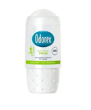 Odorex Roll-on Natural Fresh Deodorant Pack of 6 50 ml