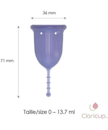 Shop Claripharm Duopack: 2 Claricup Menstrual Cups Size 0 Eco-Friendly & Comfortable - Buy Online on GoSupps.com