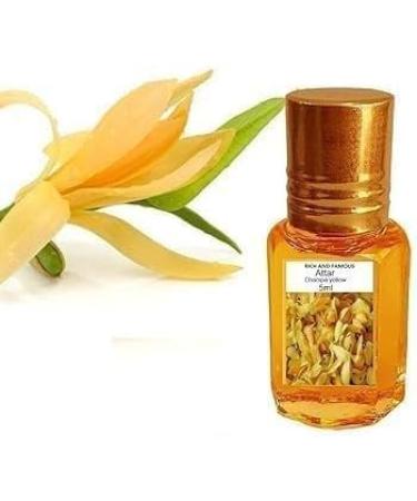 Champa Yellow Fragrances (Natural Itra/Attar/Perfume) for Men & Women | Long Lasting fragrance | 5 ml