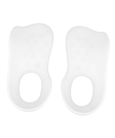 Beaupretty 1 Pair Insole Pad Insert for Inserts Orthotic Pad Orthotic Shoe Pads Shoe Cushion Flatfoot Corrector Foot Care Cushion White 16X7.5X2Xcm