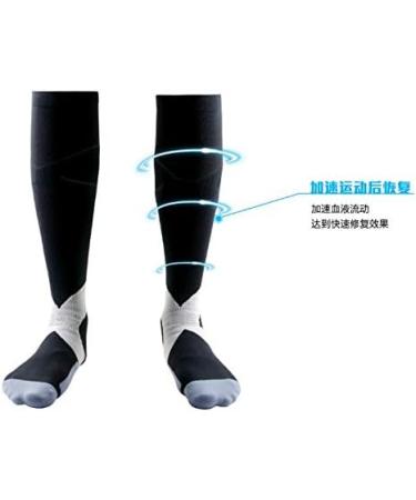 ZLYJ Compression Socks for Men & Women | 20-30mmHg Knee High Support Stockings for Running & Football - Buy Online on GoSupps.com