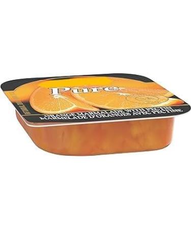 Peanut Butter & Jam Pack - 30 Snack Savvy Delights: 15 Peanut Butter Cups 15 Orange Marmalade Jam Cups - On-The-Go Portion Control Pack for Travelers & Meal Prep 30 Cups Total Confiture au Orange Comes with 2 wooden Knives and a one of a kind Sticker by P - Buy Online on GoSupps.com