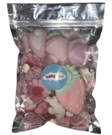 Pink Retro Sweets Gift Bag Assorted Sweet Pick N Mix Candy Pouch 200g Birthday Mummy Mum - Buy Online on GoSupps.com