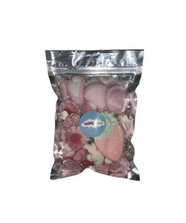 Pink Retro Sweets Gift Bag Assorted Sweet Pick N Mix Candy Pouch 200g Birthday Mummy Mum