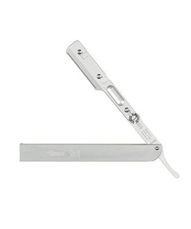 FOCUS SLIM at R28-2.Shaving apparatus from Bart Hand free for half Lametta.Body aluminum opening Istantanea.Lightweight of Taschino.(Silver)