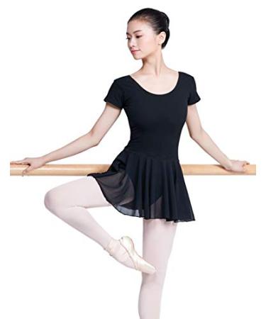 Daydance Women's Adult Skirted Leotards Dance Dress for Ballet, Aerobics, A Size up X-Large