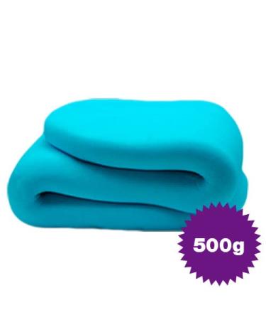Dekozauber24 Premium Fondant 500g - Soft & Flexible Edible Cake Decoration in 17 Colors (Sky Blue) - International Shipping Available - Buy Online on GoSupps.com